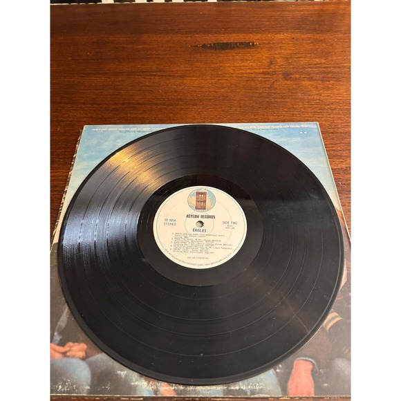 Eagles Self-Titled Debut Vinyl LP 1972 Asylum SD 5054 Take It Easy Rock - Picture 6 of 6